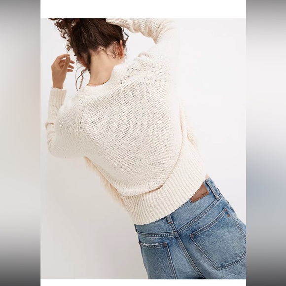 Madewell Ivory Chatterton Fringed Cardigan - Picture 5 of 5